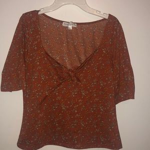 Floral short sleeve shirt